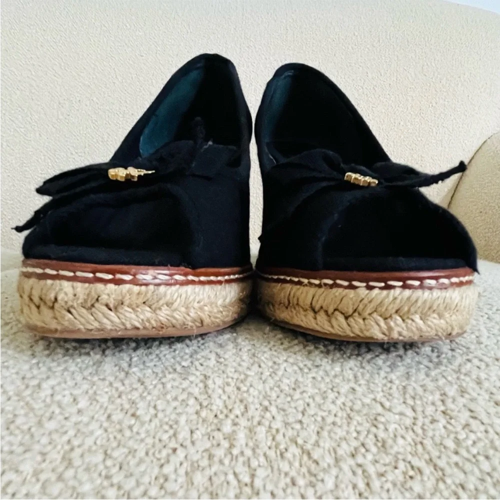 Tory Burch Open toe Jackie wedges.